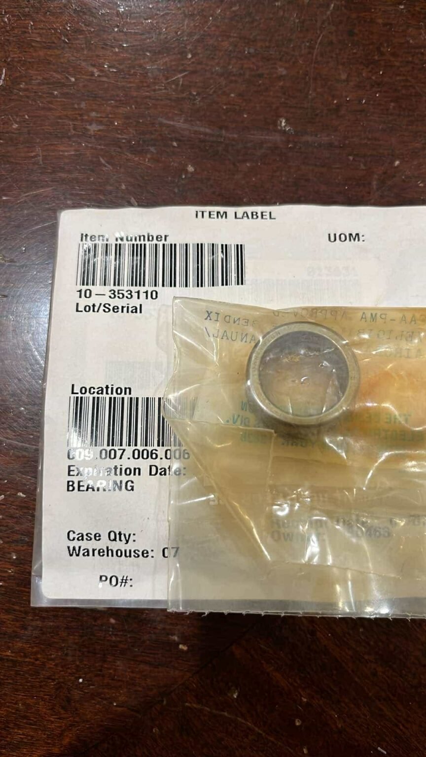 New Bendix Magneto Bearing, PN 10-353110 – Air Surplus Parts