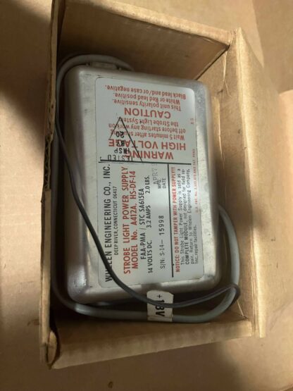 Whelen strobe light power supply model A412A HS-DF-14
