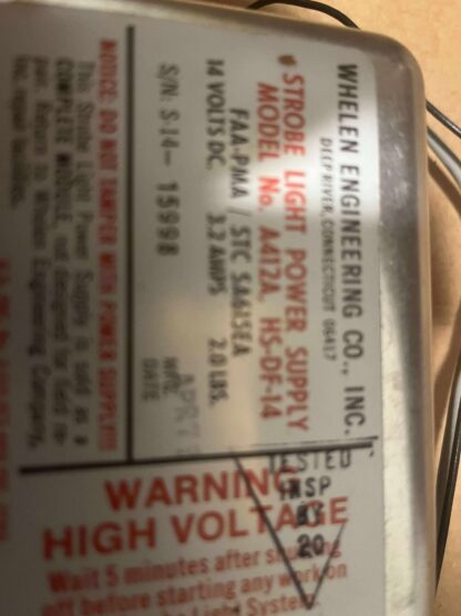 Whelen strobe light power supply model A412A HS-DF-14 - Image 5