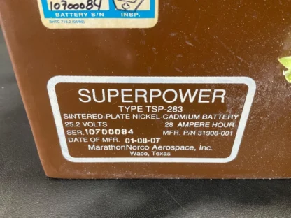 MARATHON TSP-283 BATTERY BELL 407 - Image 4
