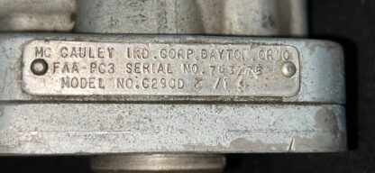 MCcauley prop governor c290d3-d/T1 - Image 3
